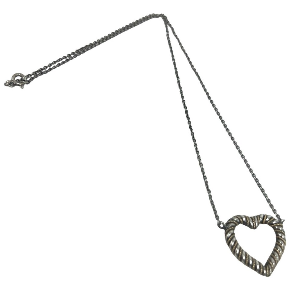 TIFFANY & CO. 14k Gold Heart Necklace